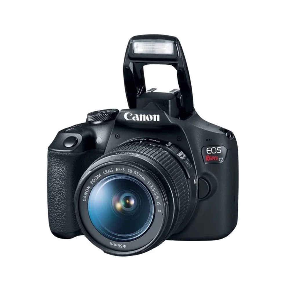 Canon EOS Rebel T7 Double Zoom Lens Camera Kit with Carry Bag